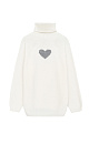 Oversized cashmere and wool blend jumper - BRUSNIKA. Women clothes