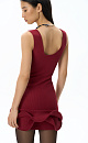 Mini dress with flounces - BRUSNIKA. Women clothes