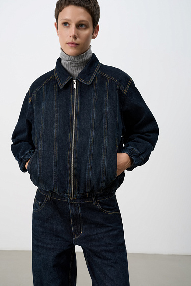 Denim Jacket - BRUSNIKA Women Clothes