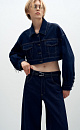 Cropped denim jacket - BRUSNIKA. Women clothes