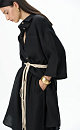 100% linen shirt dress - BRUSNIKA. Women clothes