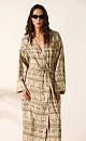 Robe with ethnic print - BRUSNIKA. Women clothes