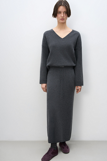 Cashmere and wool skirt - BRUSNIKA Women Clothes