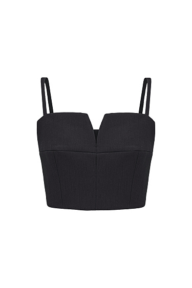Crop top with straps - BRUSNIKA Women Clothes