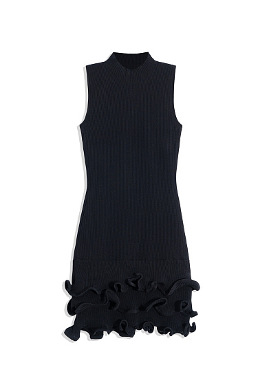 Mini dress with flounces - BRUSNIKA Women Clothes