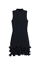 Mini dress with flounces - BRUSNIKA. Women clothes