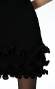Mini dress with flounces - BRUSNIKA. Women clothes