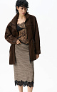 Gingham midi skirt - BRUSNIKA. Women clothes