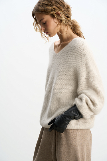 Fox down jumper - BRUSNIKA Women Clothes