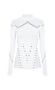 Perforated turtleneck - BRUSNIKA. Women clothes