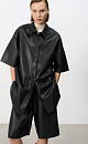 Faux leather shirt - BRUSNIKA. Women clothes