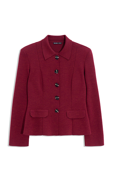 Fitted merino wool jacket - BRUSNIKA Women Clothes