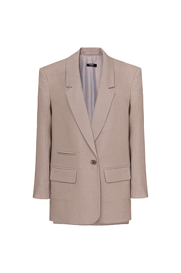 Side slit blazer - BRUSNIKA Women Clothes