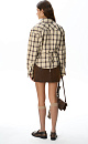 fitted shirt with a complex cut - BRUSNIKA. Women clothes