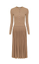 Dress with pleated skirt - BRUSNIKA. Women clothes