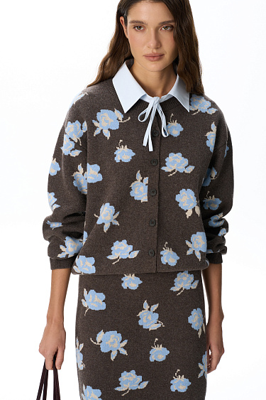 Floral print skirt - BRUSNIKA Women Clothes