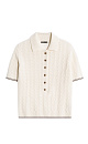 Polo with braids - BRUSNIKA. Women clothes
