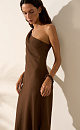 Maxi dress made of 100% linen - BRUSNIKA. Women clothes