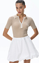 100% cotton knit polo - BRUSNIKA. Women clothes