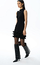 Mini dress with flounces - BRUSNIKA. Women clothes