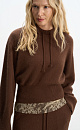 Raccoon fur hoodie - BRUSNIKA. Women clothes