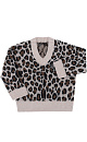 Jacquard animal print jumper - BRUSNIKA. Women clothes