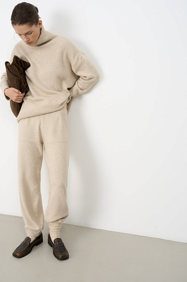 Wool and cashmere pants - BRUSNIKA Women Clothes