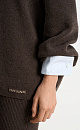 Jumper with a stand collar and a zippe - BRUSNIKA. Women clothes