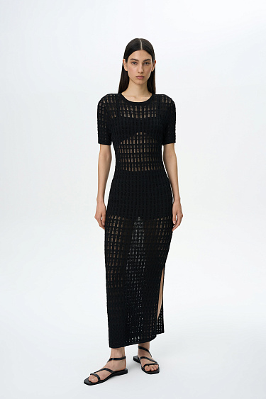 Openwork knit dress - BRUSNIKA Women Clothes