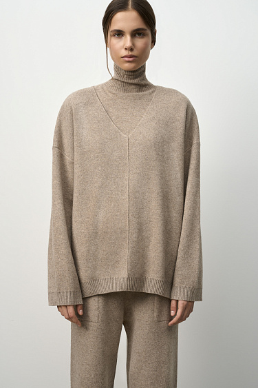 Cashmere and wool knit jumper - BRUSNIKA Women Clothes