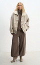 Wool bomber jacket with Chinese clasp - BRUSNIKA. Women clothes