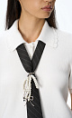 100% cotton polo with lace - BRUSNIKA. Women clothes