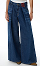 Wide jeans with pleats - BRUSNIKA. Women clothes