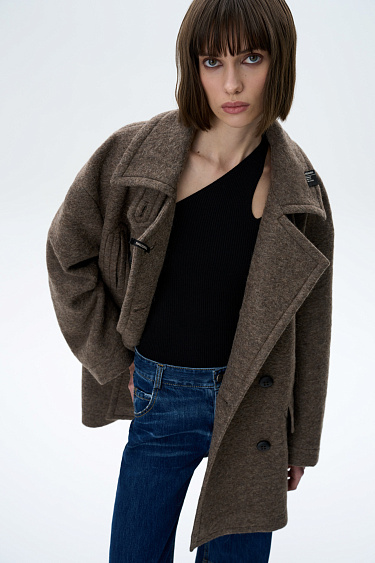 Wool jacket-coat - BRUSNIKA Women Clothes