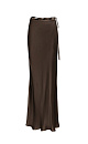 Satin maxi skirt - BRUSNIKA. Women clothes