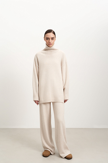 Cashmere and wool pants - BRUSNIKA Women Clothes