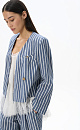 Cropped wrap blazer - BRUSNIKA. Women clothes