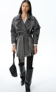 Jean trench coat with a yoke - BRUSNIKA. Women clothes
