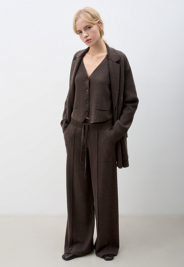 Wide cashmere trousers - BRUSNIKA Women Clothes