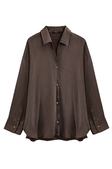 Loose shirt made of cupra - BRUSNIKA Women Clothes
