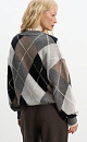 Argyle patterned jumper - BRUSNIKA. Women clothes