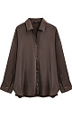 Loose shirt made of cupra - BRUSNIKA. Women clothes