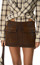 Denim Mini Skirt - BRUSNIKA. Women clothes