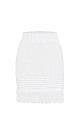 Fringed mini skirt - BRUSNIKA. Women clothes