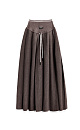 Midi skirt with a yoke - BRUSNIKA. Women clothes