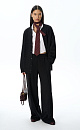Straight-cut knitted trousers - BRUSNIKA. Women clothes