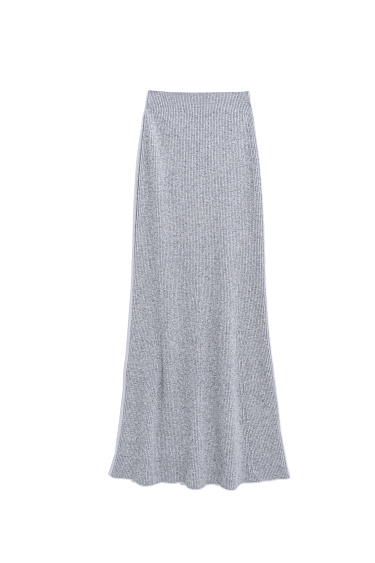 Ribbed maxi skirt - BRUSNIKA Women Clothes