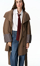 Trench coat with turned-up sleeves - BRUSNIKA. Women clothes