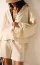 100% nettle shirt with shorts  - BRUSNIKA. Women clothes
