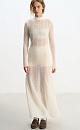 Openwork dress made of mohair and alpaca wool - BRUSNIKA. Women clothes